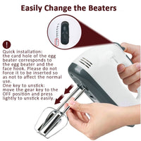 7 Speed Hand Beater, Hand Mixer 180w