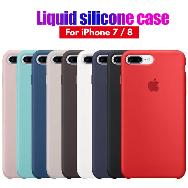 Super Luxury Soft Textured Protective Apple Silicone Case Back Cover for