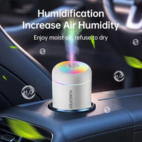 Portable LED Light Mini 300ml H2o Spray Mist Humidifier Double Wet Aroma