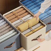 Foldable Oxford Cloth Storage Box, Household Clothing Organizer, Drawer