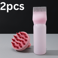 Silicone Scalp Massager & Shampoo Brush - Fragrance-Free, Battery-Free Hair and Body Scrubber for Deep Cleaning and Relaxation