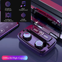 M10 & M11 TWS Mini Earphone With LED Digital Display Touch IPX7 Waterproof Wireless Bluetooth Headphone With 3300MAh Charging Box , X15 Earbuds