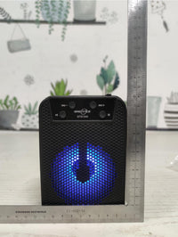 Portable Bass Speaker Bluetooth TF/USB/AUX/led Flashing Lights