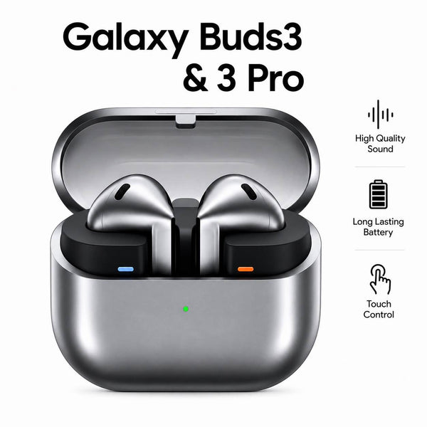 Samsung Galaxy Buds 3 & Buds 3 Pro Wireless Bluetooth Earbuds Buds 3 Pro A Grade Clone
