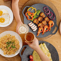 28cm Non-Stick Korean BBQ Grill Pan Camping & Outdoor