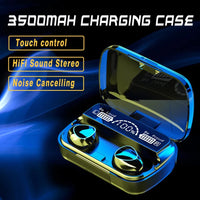M10 & M11 TWS Mini Earphone With LED Digital Display Touch IPX7 Waterproof Wireless Bluetooth Headphone With 3300MAh Charging Box , X15 Earbuds