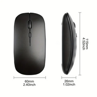 Ultra-slim Wireless Keyboard and Mouse Set, Portable BT Keyboard and Mouse