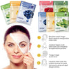 Natural Essence Face Mask 5 Flavour (Organic Collagen Fruits Facial Sheet Mask)