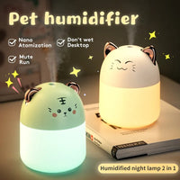 250ml Deer/ Cat/ Tiger Cute Pet Air Humidifier Mini USB Air Diffuser