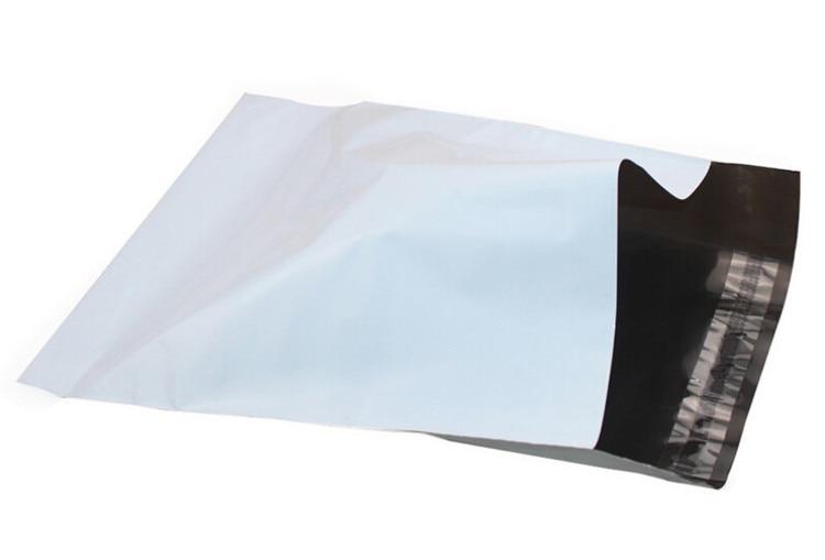 WHITE Shipping Bag Poly Mailer Flyers Upto 1000 Bags [23cm x 35.5cm+4cm - MEDIUM]