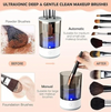 Rinse Makeup Brush Cleaning Machine, Electric Brush Blender Cleaner, Fast