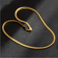 18k Gold Plated Long Chain Necklace for Men