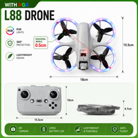Kids Flying Toy - L88 Drone(S106) 4K Dual Camera Mini Quadcopter L88 Drone with Optical Flow Hover & Brushless Motor L88 Drone - Premium Quality