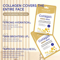 Natural Essence Face Mask 5 Flavour (Organic Collagen Fruits Facial Sheet Mask)