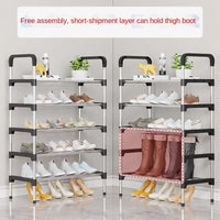 5-Layer Metal Shoe Rack Organizer Space Saving Home Storage