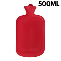 Rubber Hot Water Bag. Bottle (500ml & 1000ml 1750ml Capacity). Pain Relief.
