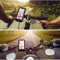 Universal 360Ã‚Â° Waterproof Motorcycle Bike Phone Holder