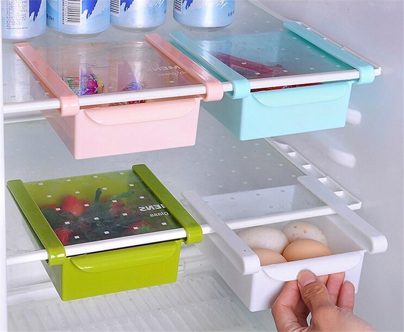 Smart Fridge Organizer Storage Box for Kitchen Fridge And Freezer and Desk Organizer
