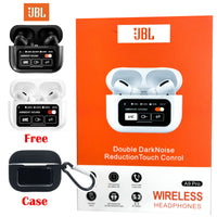 JBL A9 Pro Wireless Earbuds with LED Touch Screen