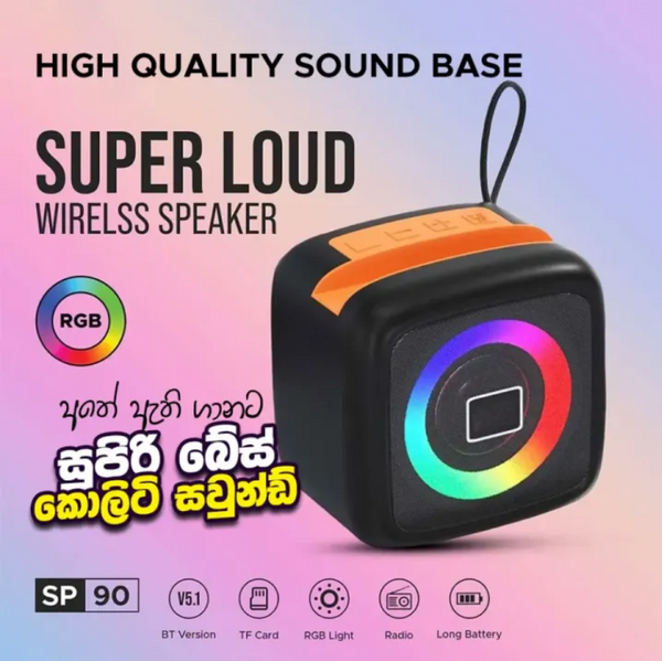 X911 Wireless Speaker Bluetooth Speakers LED Lights Wireless Speaker Outdoor