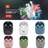 Tune 220tws Earbuds True Wireless 8d Stereo Bluetooth Earbuds Waterproof