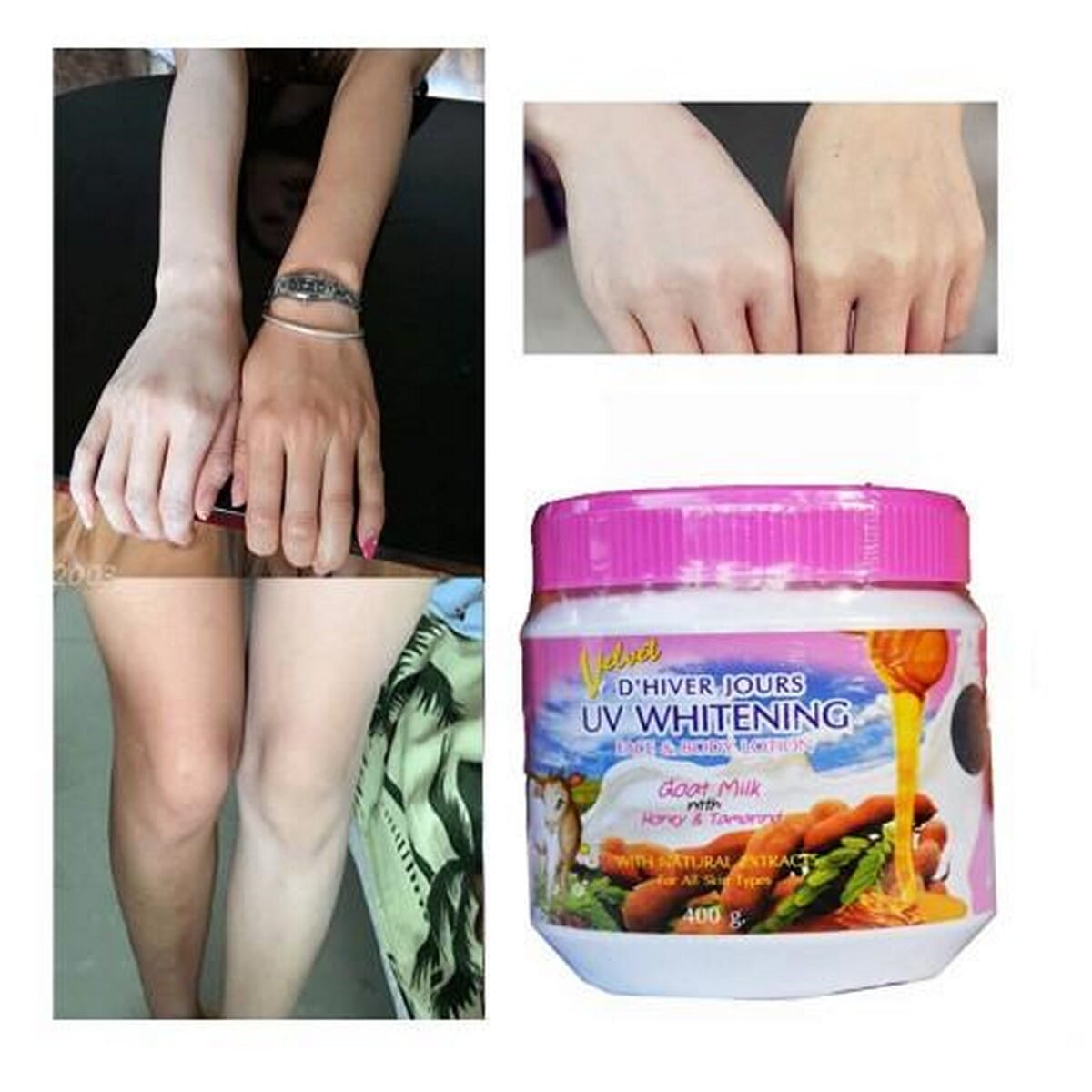Velvet UV Lotions Face & Body - 400g Large