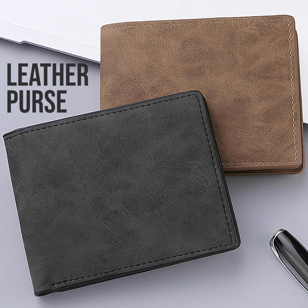 Wallet for Men Slim 6 Credit Card Holder Slots Small Thin Men's Wallet