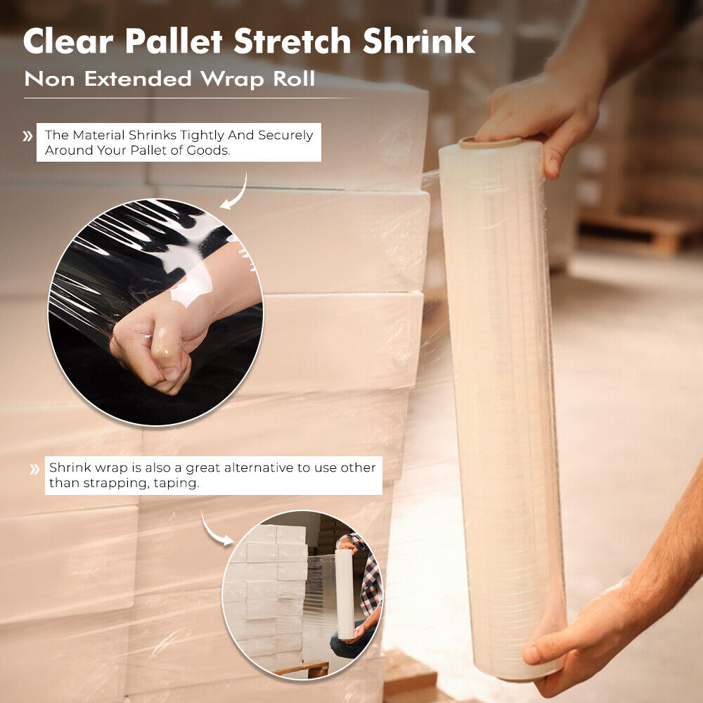 1 Pack & 6 Pack Export Quality 500mm x 170m / 2KG Stretch Film, Stretch Wrap Film