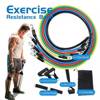 Pull Rope 11pcs Pull Rope Fitness Exercises Resistance Bands with Handle Set