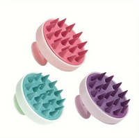Silicone Scalp Massager & Shampoo Brush - Fragrance-Free, Battery-Free Hair and Body Scrubber for Deep Cleaning and Relaxation