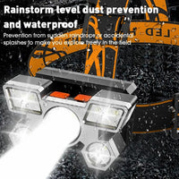 5 LED with Built-in 14500/400 MAh Battery USB Rechargeable Portable Super