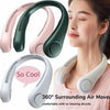Foldable Bladeless Wearable Neck Fan Travel & Sports