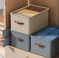 Foldable Oxford Cloth Storage Box, Household Clothing Organizer, Drawer