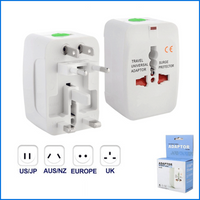 Travel Charger with Dual USB Charging Ports, 2 USB Charger, World All in One