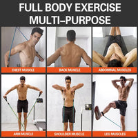 Pull Rope 11pcs Pull Rope Fitness Exercises Resistance Bands with Handle Set