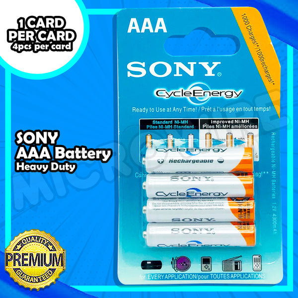 So-ny Cycle Energy 4600mAh Aaa Rechargeable Battery 4pcs Pack