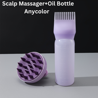 Silicone Scalp Massager & Shampoo Brush - Fragrance-Free, Battery-Free Hair and Body Scrubber for Deep Cleaning and Relaxation