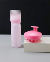 Silicone Scalp Massager & Shampoo Brush - Fragrance-Free, Battery-Free Hair and Body Scrubber for Deep Cleaning and Relaxation