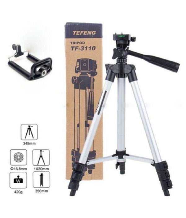 Phone & DSLR Camera Tripod - 330a Tripod - 5 Feet Professional Stand Screw