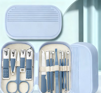 Nail Clipper 19 PC Silver Stainless Steel Nail Cutter Cutter Fingernail