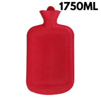 Rubber Hot Water Bag. Bottle (500ml & 1000ml 1750ml Capacity). Pain Relief.