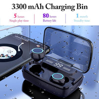 M10 & M11 TWS Mini Earphone With LED Digital Display Touch IPX7 Waterproof Wireless Bluetooth Headphone With 3300MAh Charging Box , X15 Earbuds