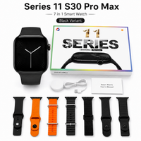 Series 11 S30 PRO Max 7 in 1 Smart Watch | AI Voice Assistant | Heart Rate, Blood Oxygen & Sleep Monitor | Smartwatch for Android & iOS