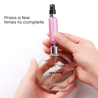 3pc Mini Portable Refillable Perfume Atomizer Bottle - Travel-Sized, Empty