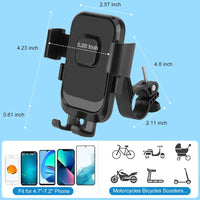 360Ã‚Â° Rotatable Motorcycle & ATV Handlebar Phone Holder