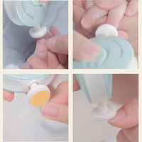 Baby Nail Clippers Safe Electric Baby Nail Trimmer, Baby Nail File Kit Born