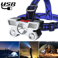 5 LED with Built-in 14500/400 MAh Battery USB Rechargeable Portable Super