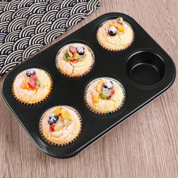 Muffin / Cup Cake Baking Tray (12 Cups/ 6Cups)