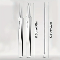 Stainless Steel Unscented Extraction 3pcs Tools, Blackhead & Blemish for