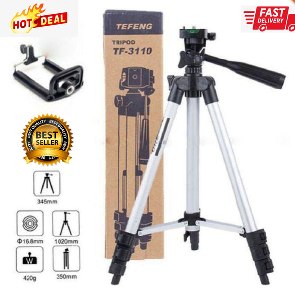 Tripod Camera Stand and Mobile Stand Tf-3110 & 330a Tripod - 5 Feet.